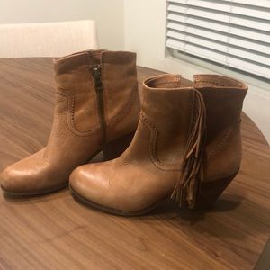 Sam Edelman fringe booties